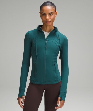 Define Jacket Lululemon Encapuchado Nulu Mujer Turquesa Chile | 387KJUROL