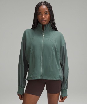 Define Jacket Lululemon Relaxed-Fit Luon Mujer Verde Oscuro Chile | 176HDPGOF