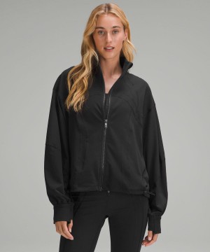 Define Jacket Lululemon Relaxed-Fit Luon Mujer Negras Chile | 349UOJZVM
