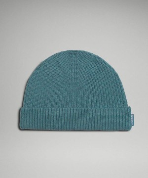 Gorro Lululemon Close-Fit Lana-Blend Acanalado Knit Mujer Turquesa Chile | 523BCRNMH