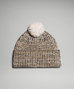 Gorro Lululemon Textured Fleece-Forro Knit Mujer Negras Gris Blancas Negras Chile | 967NZFUVX