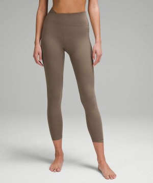 Leggins Lululemon Align™ Asymmetrical-Cintura 25" Mujer Gris Chile | 187ADZEWC
