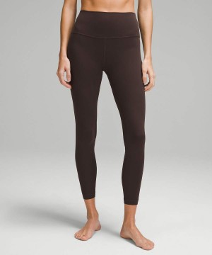 Leggins Lululemon Align™ High-Rise 25" Mujer Chocolate Chile | 635JMXTPH