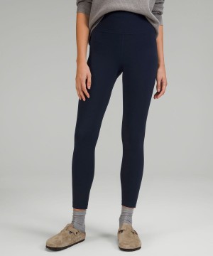 Leggins Lululemon Align™ High-Rise 25" Mujer Azul Marino Chile | 025JKUNBG