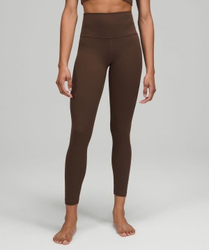 Leggins Lululemon Align™ High-Rise 25" Mujer Chocolate Chile | 384NKELDY