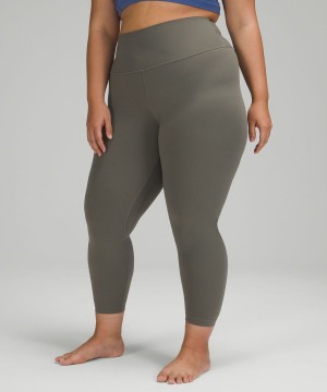 Leggins Lululemon Align™ High-Rise 25" Mujer Gris Verde Oliva Chile | 410TKHIEG