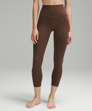 Leggins Lululemon Align™ High-Rise 25" Mujer Chocolate Chile | 104ETVWRQ