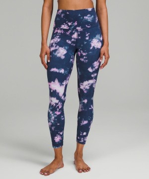 Leggins Lululemon Align™ High-Rise 25" Mujer Azules Multicolor Chile | 846ZUFTRB