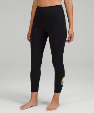 Leggins Lululemon Align™ High-Rise 25" San Francisco Mujer Negras Chile | 072CTJGOZ
