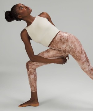 Leggins Lululemon Align™ High-Rise 25" Shine Mujer Verde Claro Chile | 570ULVDAK