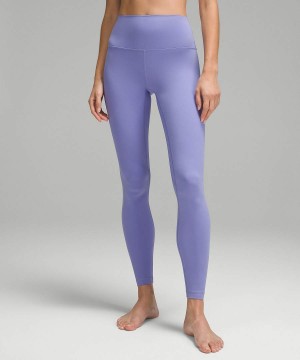 Leggins Lululemon Align™ High-Rise 28" Mujer Rojas Burdeos Chile | 624QGVEKU