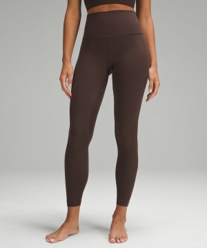 Leggins Lululemon Align™ High-Rise 28" Mujer Chocolate Chile | 726LCENIS