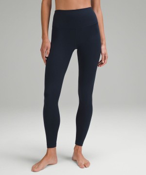 Leggins Lululemon Align™ High-Rise 28" Mujer Azul Marino Chile | 603JGTRLS