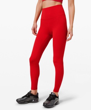 Leggins Lululemon Align™ High-Rise 28" Mujer Rojas Oscuro Chile | 126DMPTRC