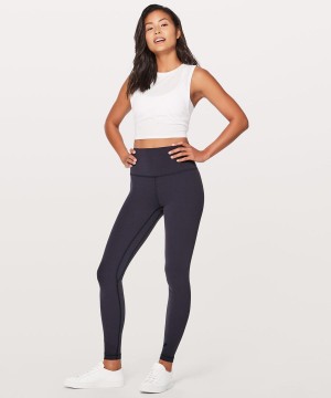 Leggins Lululemon Align™ High-Rise 28" Mujer Azul Marino Chile | 968YWIGQE