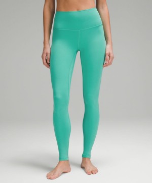 Leggins Lululemon Align™ High-Rise 28" Mujer Verde Chile | 137IEYJPB
