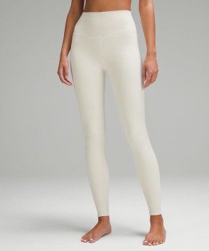 Leggins Lululemon Align™ High-Rise 28" Mujer Beige Chile | 561ICGEKP