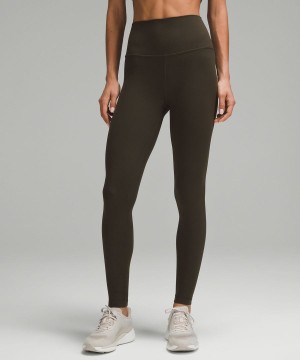 Leggins Lululemon Align™ High-Rise 31" Mujer Verde Oliva Oscuro Chile | 468HOAZSK