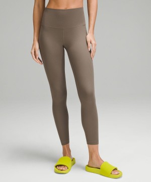 Leggins Lululemon Align™ High-Rise Acanalado 25" Mujer Gris Chile | 437TIYMKE