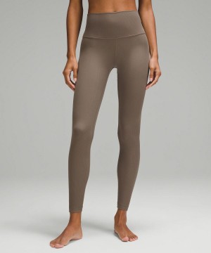 Leggins Lululemon Align™ High-Rise Acanalado 28" Mujer Gris Chile | 809OWDPXM