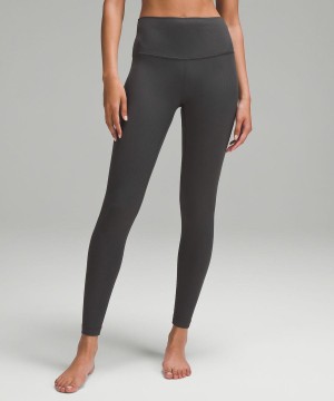 Leggins Lululemon Align™ High-Rise Acanalado 28" Mujer Gris Oscuro Chile | 471VZYBRW