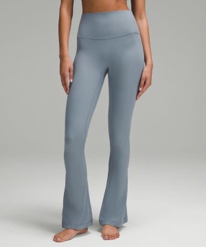 Leggins Lululemon Align™ High-Rise Acanalado Mini-Flared Extra Corta Mujer Azules Chile | 167EOQNHD
