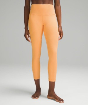Leggins Lululemon Align™ High-Rise Acanalado 25" Mujer Mango Chile | 524EVGXRS
