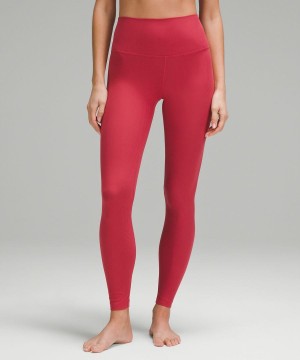 Leggins Lululemon Align™ High-Rise Acanalado 28" Mujer Rosas Chile | 495PRYHIO
