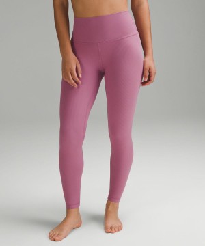 Leggins Lululemon Align™ High-Rise Acanalado 28" Mujer Moradas Chile | 132JDAYPB