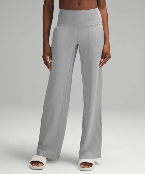 Leggins Lululemon Align™ High-Rise Anchos-Leg Regular Mujer Gris Chile | 437EJIBGN