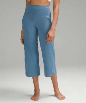 Leggins Lululemon Align™ High-Rise Anchos-Leg Cropped 23" Mujer Azul Marino Chile | 189LIDOCY