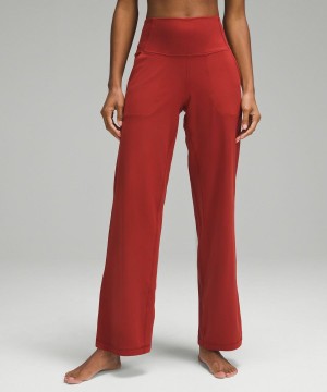 Leggins Lululemon Align™ High-Rise Anchos-Leg Corta Mujer Naranjas Chile | 486BRGLKV