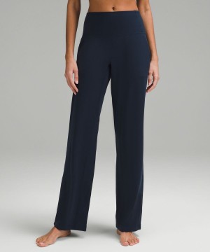 Leggins Lululemon Align™ High-Rise Anchos-Leg Regular Mujer Azul Marino Chile | 254DWMRKV