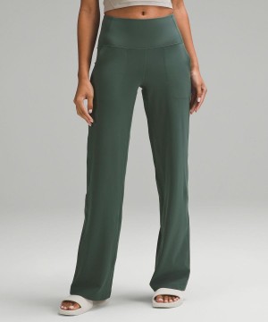 Leggins Lululemon Align™ High-Rise Anchos-Leg Regular Mujer Verde Oscuro Chile | 097IDYEXT