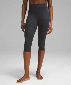 Leggins Lululemon Align™ High-Rise Crop 17" Mujer Gris Oscuro Chile | 052UVTCIX
