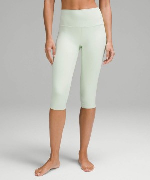 Leggins Lululemon Align™ High-Rise Crop 17" Mujer Verde Chile | 312WTFSBK