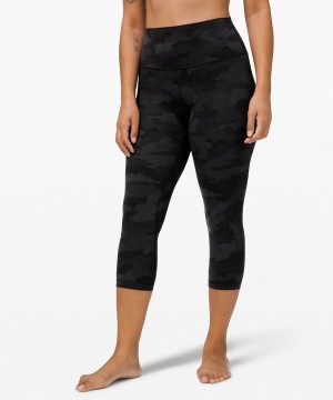 Leggins Lululemon Align™ High-Rise Crop 21" Mujer Camuflaje Negras Multicolor Chile | 846JFQVTO