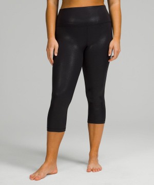 Leggins Lululemon Align™ High-Rise Crop 21" Mujer Negras Chile | 674YFMGXH