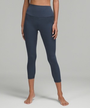 Leggins Lululemon Align™ High-Rise Crop 23" Mujer Azules Chile | 754GIBRXK