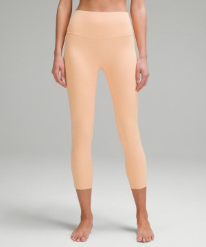 Leggins Lululemon Align™ High-Rise Crop 23" Mujer Coral Chile | 976VFNRPY