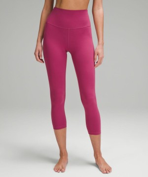 Leggins Lululemon Align™ High-Rise Crop 23" Mujer Moradas Chile | 705ZISVFE