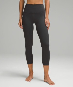 Leggins Lululemon Align™ High-Rise Crop 23" Mujer Gris Oscuro Chile | 867CYFVJA
