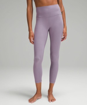 Leggins Lululemon Align™ High-Rise Crop 23" Mujer Moradas Gris Chile | 347FAMIJD