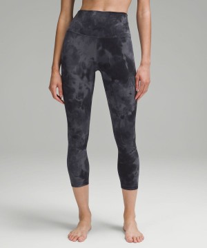 Leggins Lululemon Align™ High-Rise Crop 23" Mujer Gris Gris Oscuro Chile | 058QZLGAK