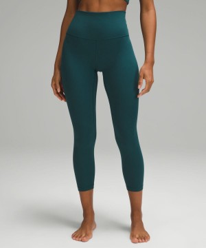 Leggins Lululemon Align™ High-Rise Crop 23" Mujer Turquesa Chile | 297LJYVSD