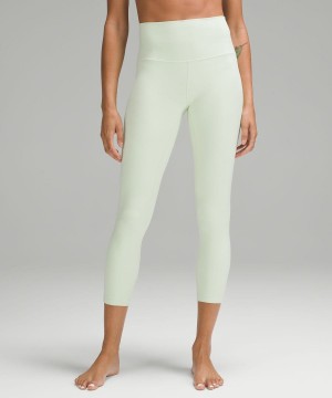 Leggins Lululemon Align™ High-Rise Crop 23" Mujer Verde Chile | 890JNAEFB
