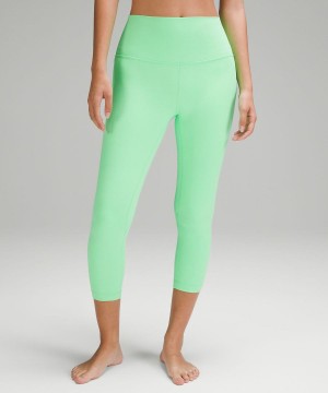 Leggins Lululemon Align™ High-Rise Crop 23" Mujer Turquesa Chile | 362ZHARNV