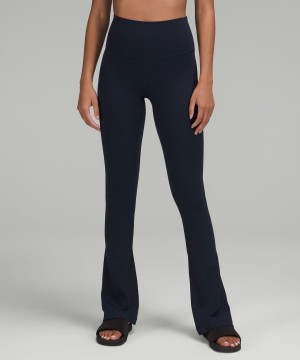 Leggins Lululemon Align™ High-Rise Mini-Flared Regular Mujer Azul Marino Chile | 204HNCFUO