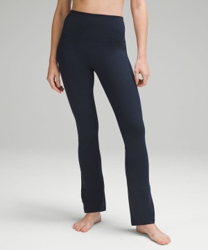 Leggins Lululemon Align™ High-Rise Mini-Flared Extra Corta Mujer Azul Marino Chile | 034UQTMIL
