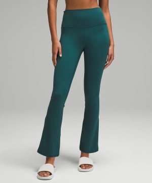 Leggins Lululemon Align™ High-Rise Mini-Flared Extra Corta Mujer Turquesa Chile | 715JZVSTF